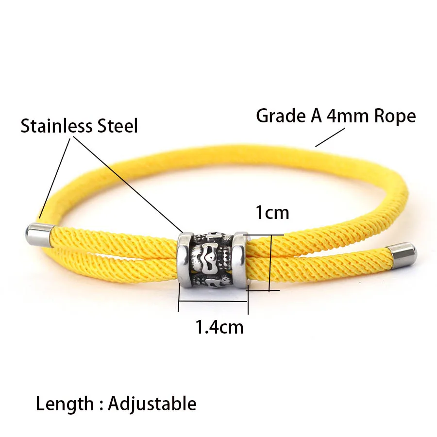 Stainless Steel Gothic Skull Bracelet for Men