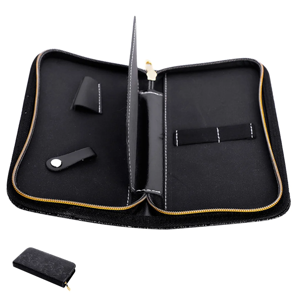 Stylist Barber Scissor Pouch Bag Handbag Inserts Organiser Hairstylist Dragon Pattern