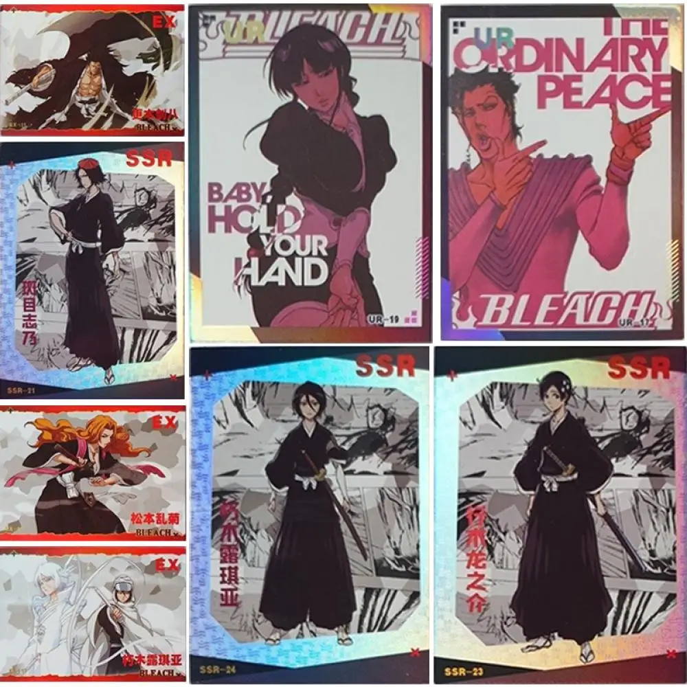 Аниме отбеливатель EX UR SSR серия Кучики Рукия юхиро Укитаке матсумото рангику коллекционная карточка детские игрушки Настольная Игра карточка