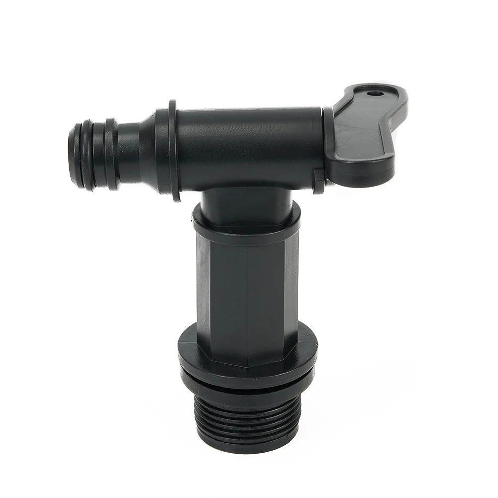 Waste Water Tank Drain Tap Black Hose Adapter Thread Adaptor For Camper Vans Caravans And Motorhomes Car Accessories