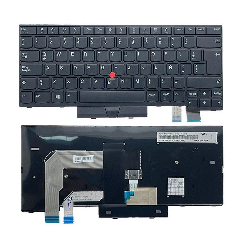 Tastiera T470 La/Po Per Lenovo Thinkpad T470 T480 A475 A485 Quaderno Portoghese Latino Senza Retroilluminazione