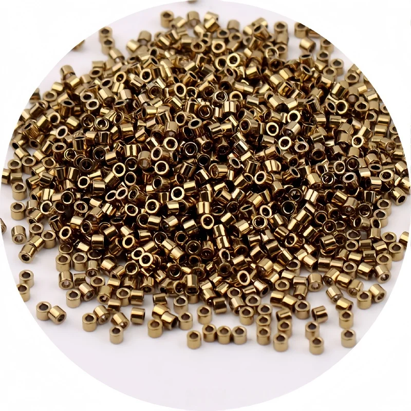 Antique Finish Uniform Metal Beads - 1.3x1.6mm (1680 Pieces)