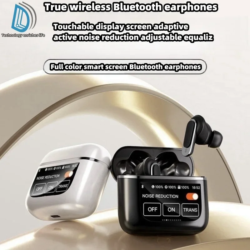 Trend Design V8 ANC+ENC TWS In-Ear Headphones Noise Cancelling Wireless Earbuds Gaming Compatible Smart Phones Computers Laptop