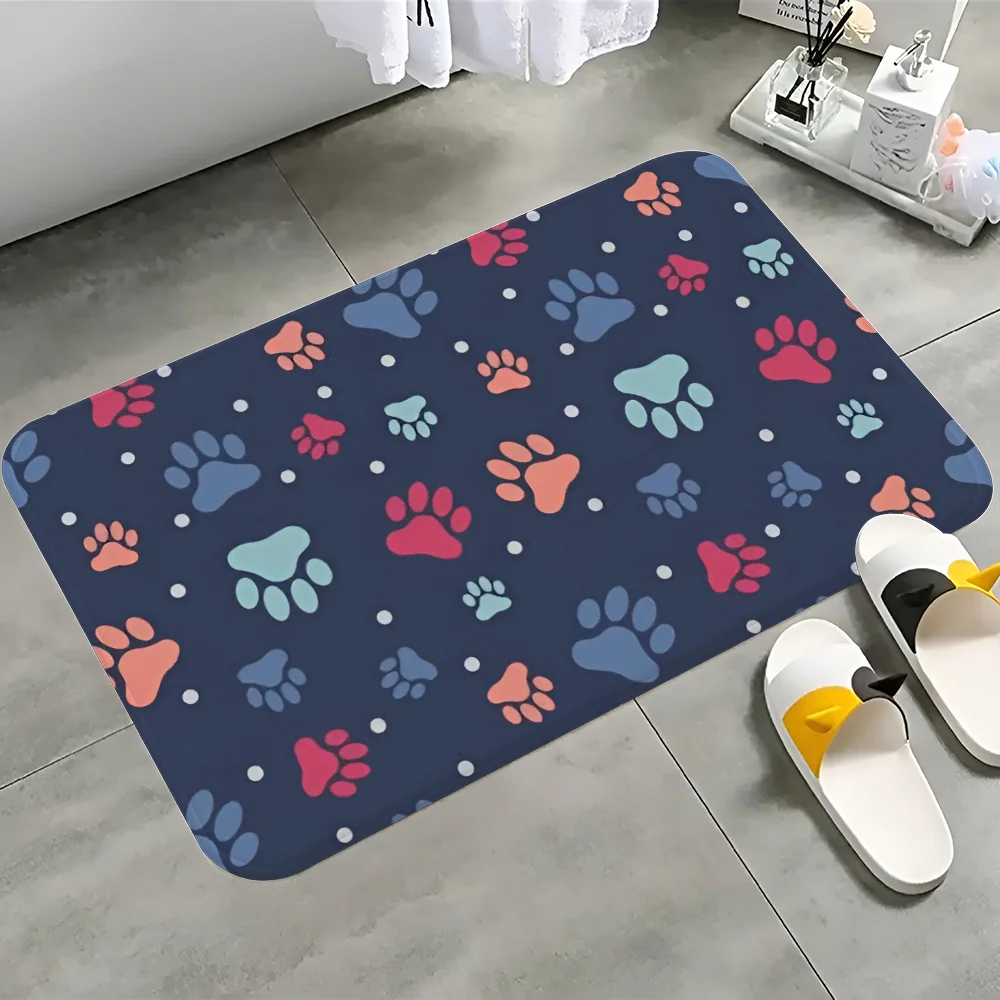 Dog Tracks Print Self-adhesive Art Poster Whitepaper Prints Posters Artwork Aesthetic Art Wall Painting 4