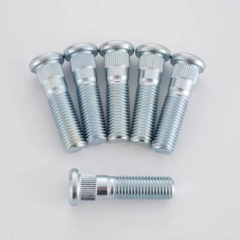 1pc Wheel Hub Spline Bolt Screw Suit for Hyundai Kia Series M12x1.5 Spline Diameter 12.8mm Length 49.5mm Grade 10.9