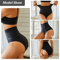 FINETOO-Culotte taille haute sans couture pour femme, sous-vêtement respirant, lingerie, pantalon, levage de l'abdomen et des hanches, grande taille 3