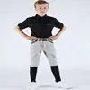MXLLINA Boys Equestrian Pants Knee Silicone Horse Riding Leggings Child Competition Show High Quality Sport Tights Kids Clothes 3