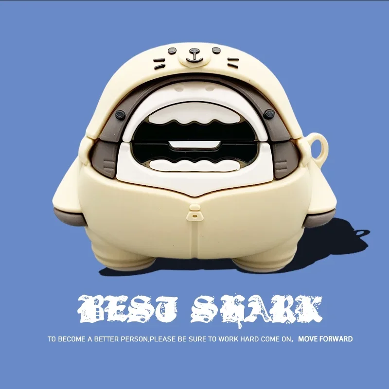 3D Cute Piggy & Shark Silicone Soft Case