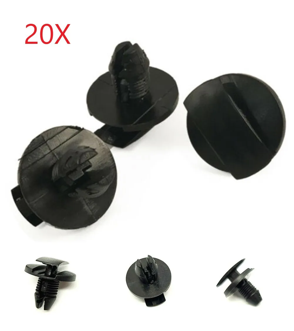 20pcs 자동차 패스너 리벳 클립 자동차 범퍼 도어 패널 펜더 라이너 클립 리테이너 Dongfeng-8565.53, 856553 FCP-0119x00020 