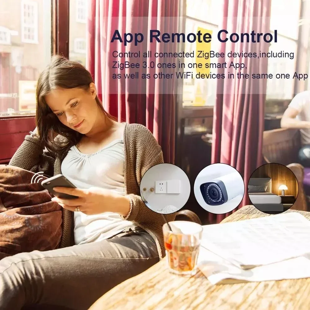 Tuya Zigbee 3.0 Gateway Hub Smart Home Wireless Bridge