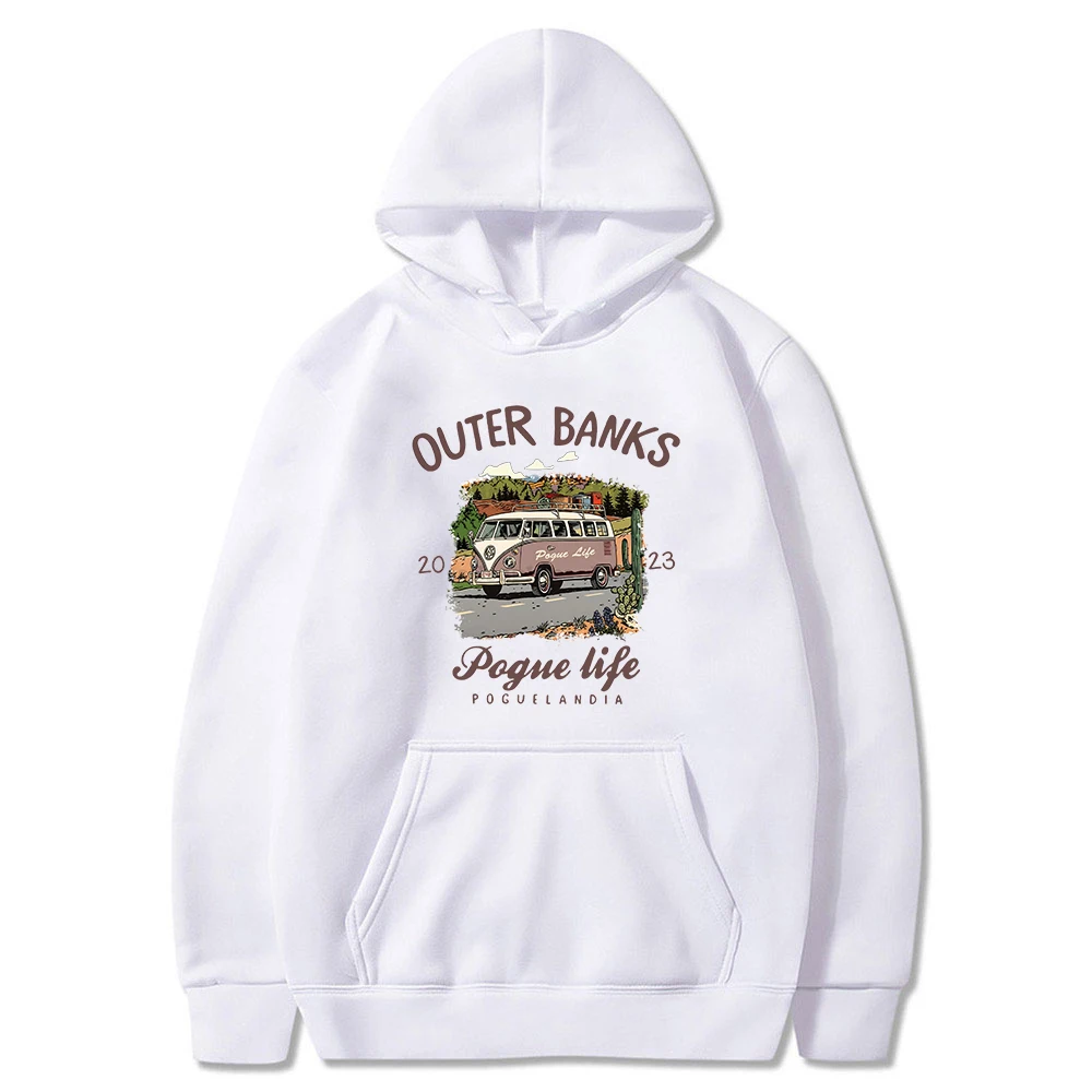 

Outer Banks Pogue Life 2023 Hoodie Unisex Long Sleeve Streetwear Men Women Hooded Sweatshirt New Tv Series Fashion Clothes