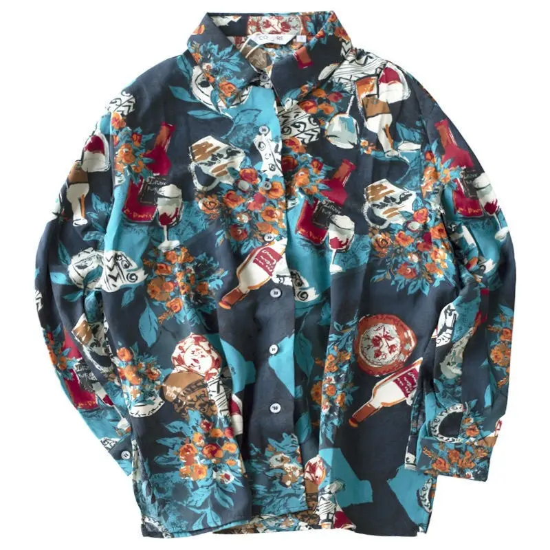 

2021 new Hot selling women tops korean fashion long sleeve blouse casual ladies work button up shirt female ladies tops BAy1054