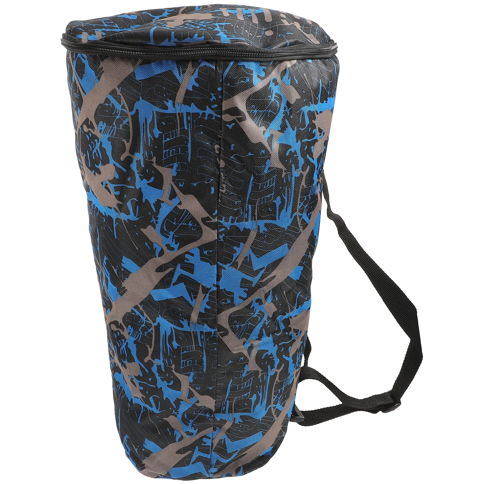

Handbag Handbags African Drum Kit Instrument Camouflage Blue Large Capacity Waterproof Music Storage Man Travel
