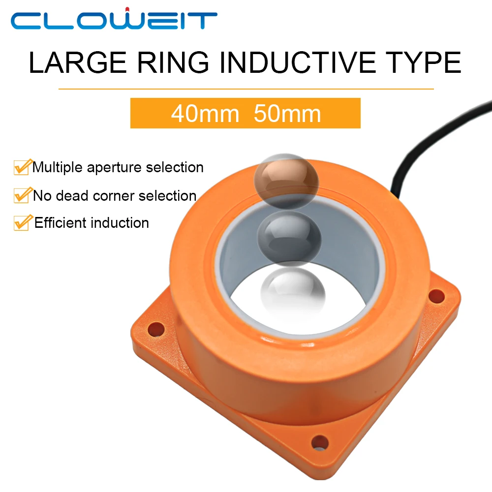 Cloweit-Large-Ring-Inductive-Proximity-Switch-Metal-Detection-Solder ...