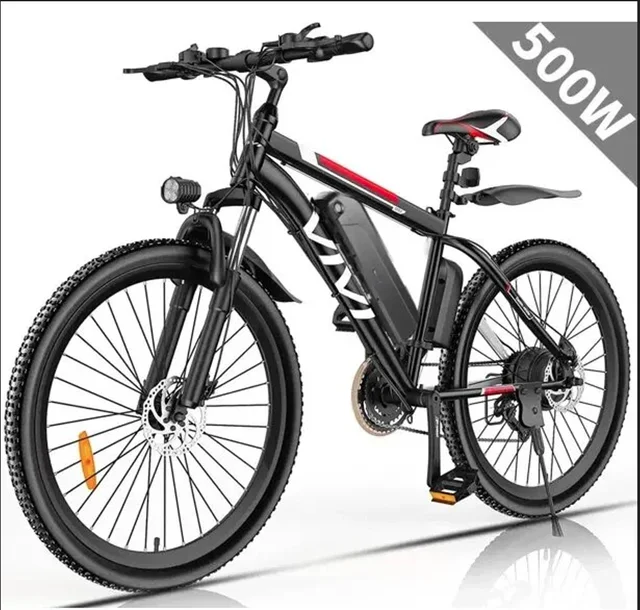 26" 500W Bike with Cruise Control System Bike with Removable Battery Range 1