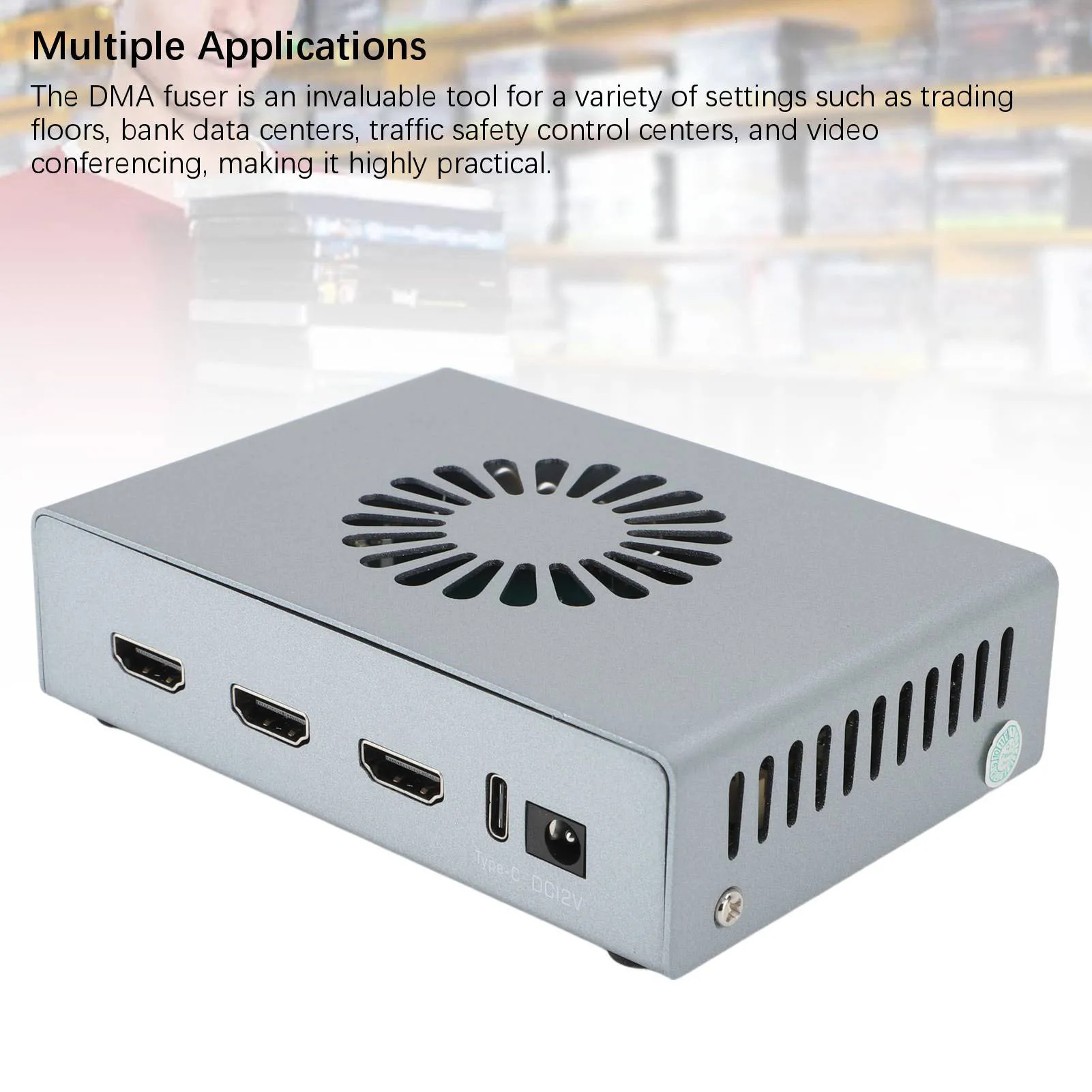 DMA 5th Fuser Video Overlay Box HDMI/Display DMA Video Processor Support for 2K 144hz Fusion Unit Box Computer Components