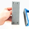 Mini horseshoe shaped file with metal handle, carbon steel file tool, suitable for horse/goat/cow/donkey/animal hooks, sturdy 4