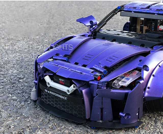 1:10 Nissan GTR MOC Super Racing Sport Car Building Blocks, 49% OFF