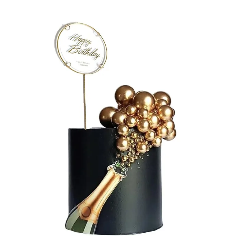 Edible Gold Butterfly Cake Toppers Luxury Metal Cupcake Decorations Birthday Wedding Party Supplies Reusable Elegant Cake Crowns