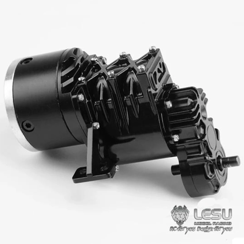 Lesu1/14 Truck Tow Head Wave Box F-5016 High Torque Second Gear Transmission Con Testa Di Fango Fai Da Te Divisa
