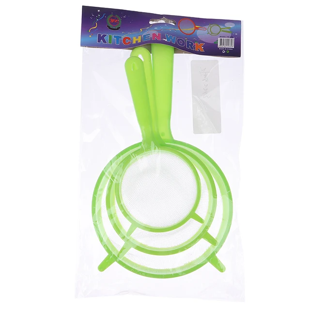 Stainless Steel Flour Sifter Hand Squeeze - 3-Cup Double Mesh Sieve With Trigger Handle (Green) - View #8