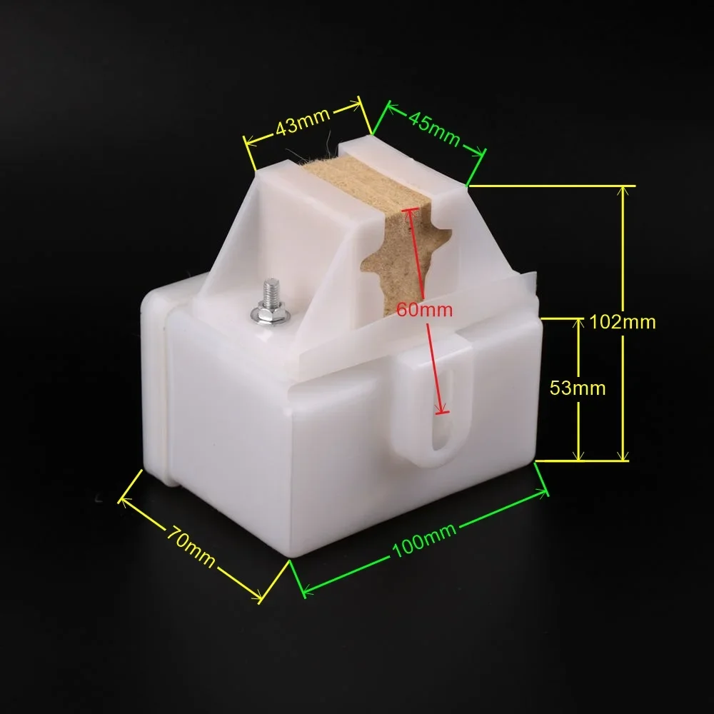 1pcs Elevator oil cup oil box guide rail lubrication felt block kettle