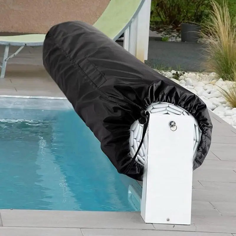 Rouleau de couverture de piscine solaire, anti-poussière et étanche 4