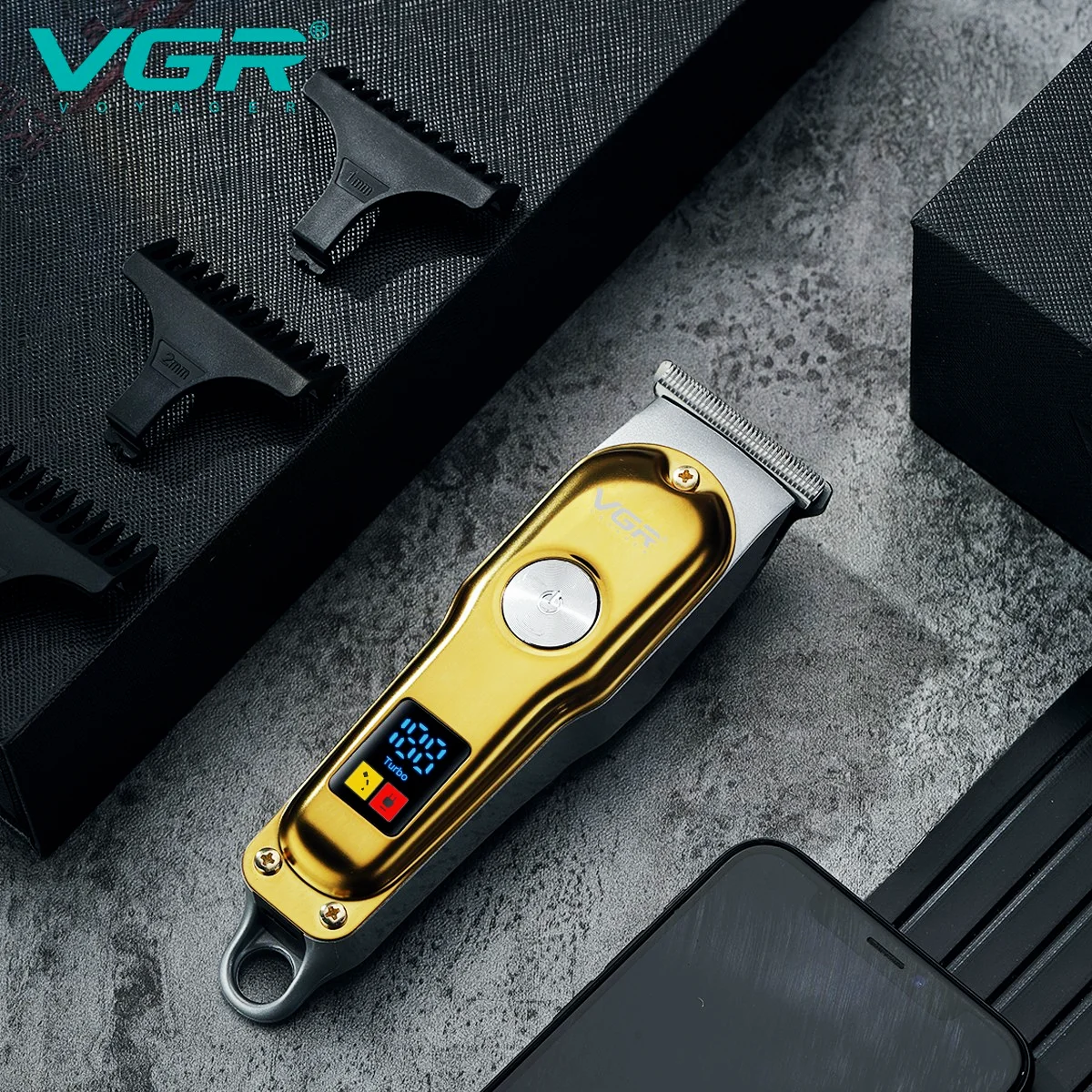 VGR maquinilla de cortar pelo cortapelos profesional hombre Broche del pelo  hoja en T Cortador de pelo Eléctrico Barbero Sin cable Inalámbrica  Recargable Máquina de afeitar para hombres V-071 - AliExpress