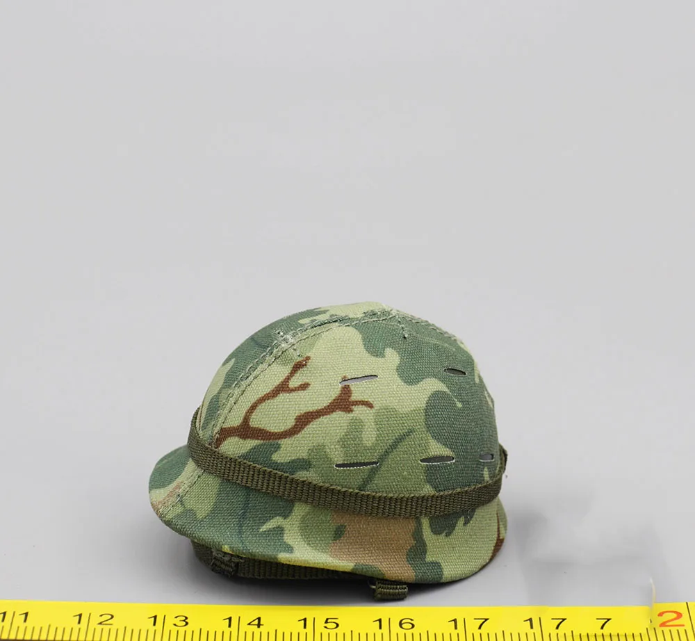 

1/6 QORANGE QOTOYS QOM-1034 US. Vietnam 1st Army Soldier Mini Toy Helmet with Inner Net Model For 12" Action Figure Doll Collect