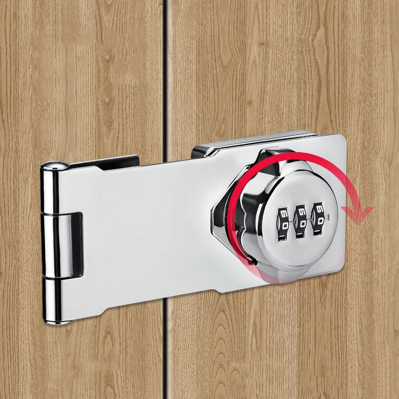 3-Digit Combination Locks Zinc Alloy Password Drawer Locks Mechanical Dial Cabinet Security Cam Lock Easy to Install combination padlock drawer lock