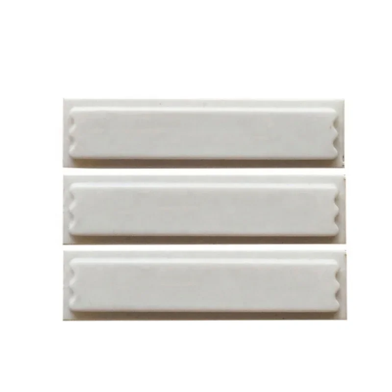 5000 Pcs 45*11*2 mm AM 58 KHz soft labels for supermarket, PS material White without Bar code DR Sticker for toy store