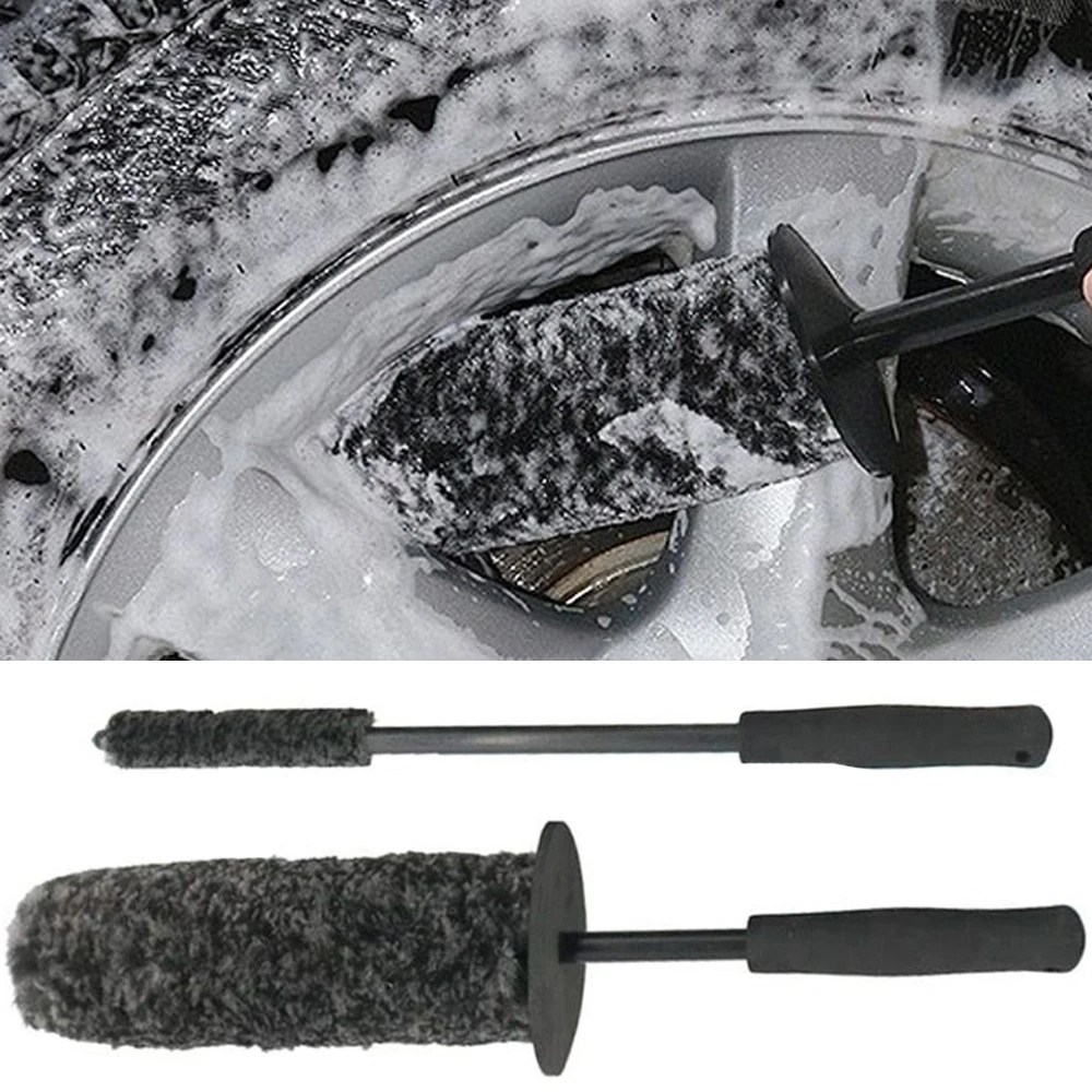 Soft Car Cleaning Tire Wheel Brush Kit Wash Tool Brush Detailing Tyre