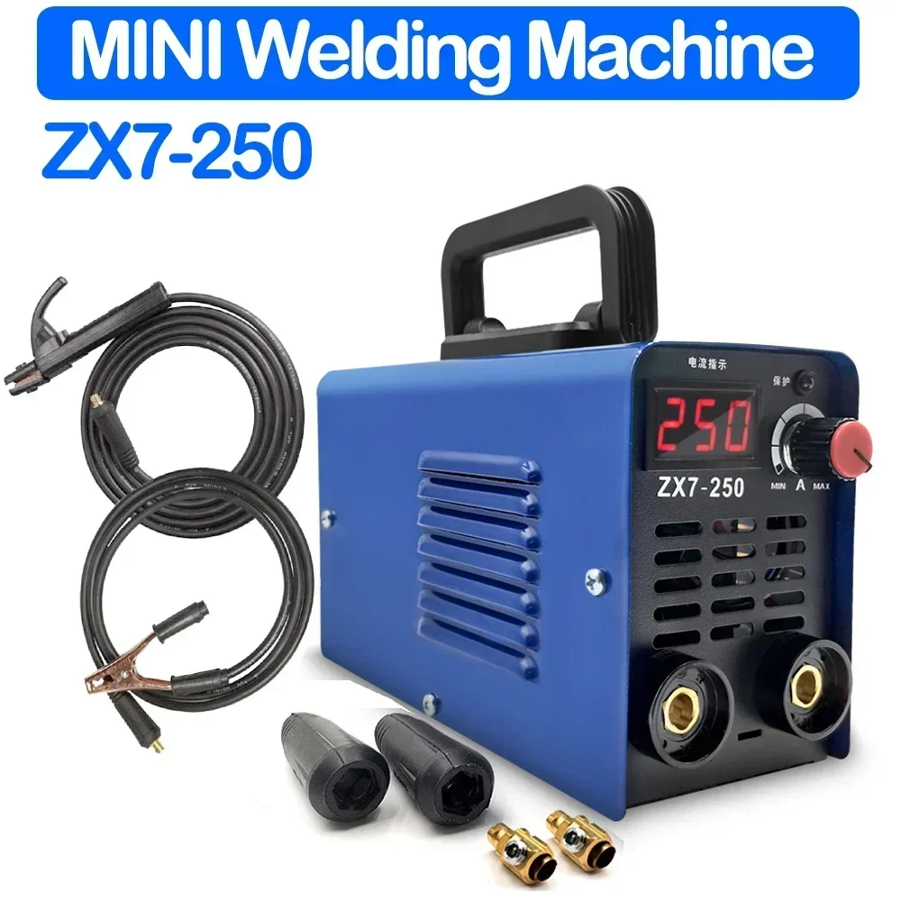MMA Welding Machine 250A 220V Arc Welding Machine Fully Automatic Industrial-Grade Household Small All-Copper Electric portable welder electric welder mini welder