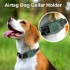 Dog Collar Holder for AirTag Dog Cat GPS Finder Waterproof Silicone Hidden Loop AirTag Pet Collar Anti-Lost Tracker Accessories 2