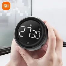 

Xiaomi Youpin Digital Kitchen Timer Magnetic Countdown Timer with 3 Volume Levels 2 Non-Slip Pads Egg with LED Screen Wholesale