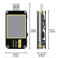 FNB48 PD Trigger Voltmeter Ammeter Current Voltmeter En Voltmeter Usb Tester Phone Quick Recharging Capacity Tester