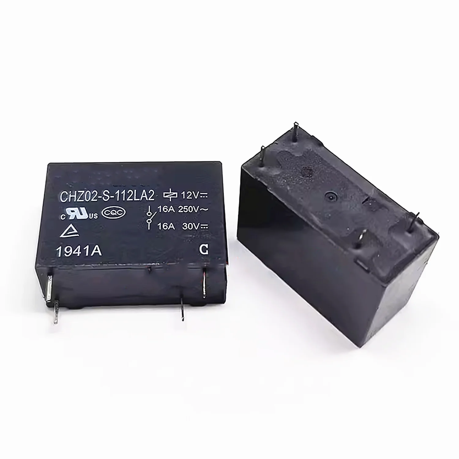 10PCS/LOT 100%Original New Relay CHZ02-S-112LA2-12VDC CHZ02-S-112LA2 12V CHZ02 S 112LA2 DC12V Normally open 4PIN 16A