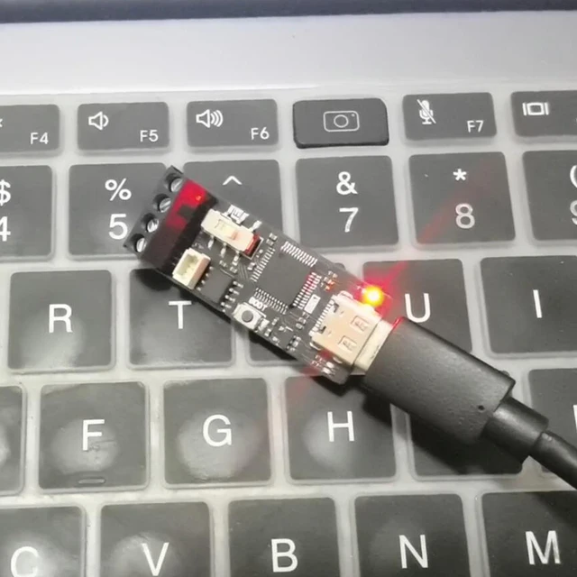 USB to CAN Module, CANable PCAN Debugger  CAN bus debugging tool  For Linux Win10 11 TYPE-C USB Debug Software Communication 5