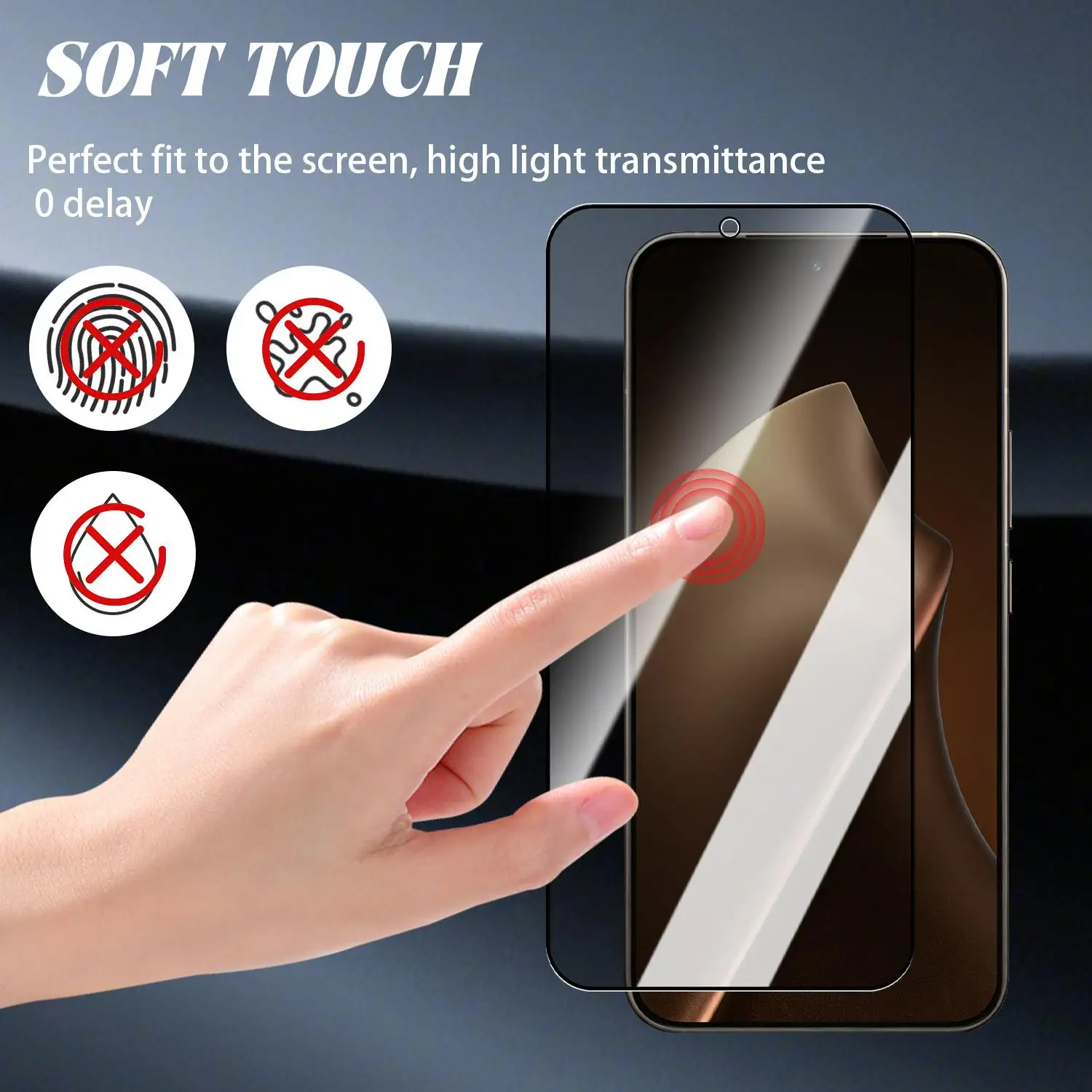 Ultra HD Anti-Spy Tempered Glass Privacy Screen Protector with Easy Installation