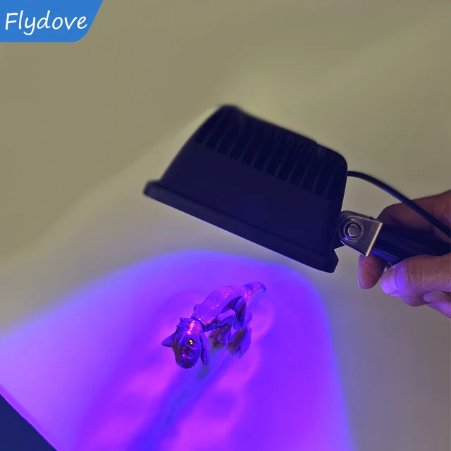 ไฟยูวีสำหรับการบ่มแบบมือถือ 365/395/405 นาโนเมตร 90 °   หลอดไฟยูวีแบบปรับได้สำหรับเรซิ่นคริสตัล กาว งานฝีมือ DIY เล็บ แผงวงจรพิมพ์ หมึกเคลือบสำหรับงานบัดกรี 1