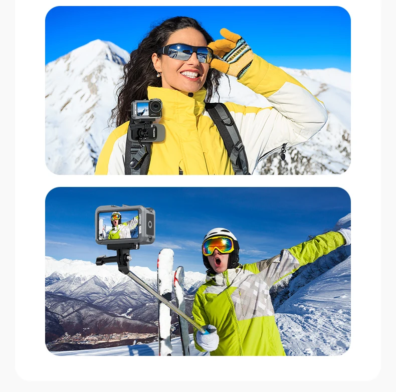 Aluminium Alloy Frame Protective Case For OSMO Action 3 4 Shoot Vertically Prot