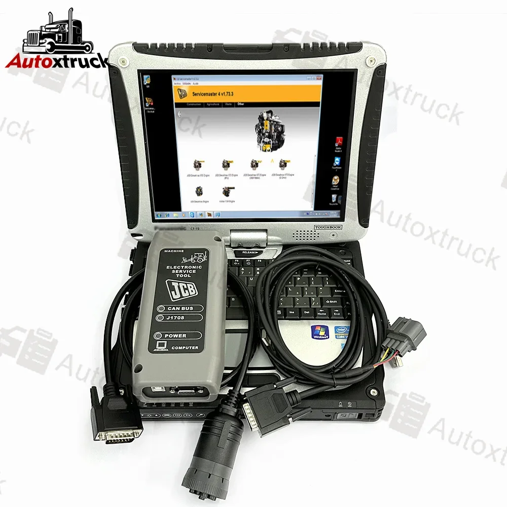 

CF19 Laptop 1.73.3 For JCB Master tool JCB Electronic Service tool Construction equipment Excavator Heavy duty diagnosis tool