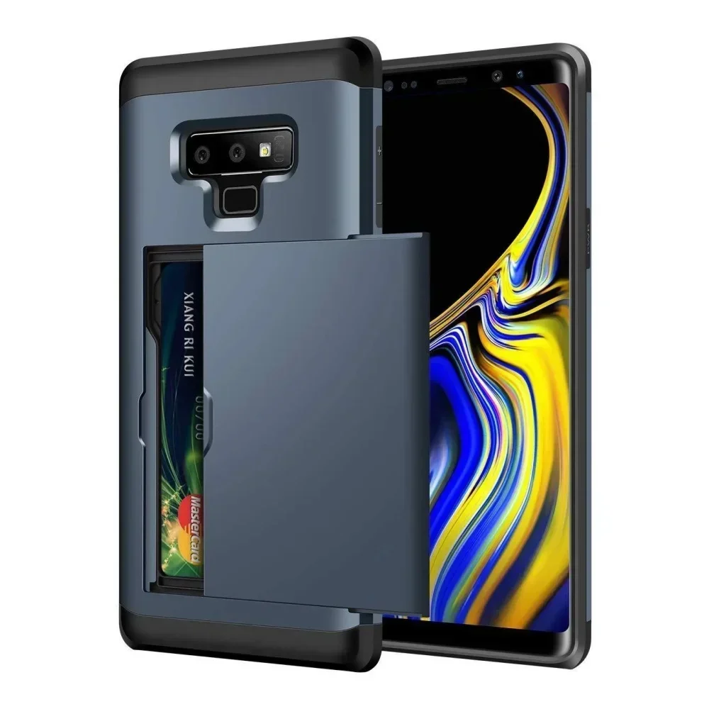 Premium Wallet Phone Case with Card Holder - Dual Layer Hybrid Shell