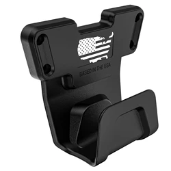 Magnetic Gun Mount with Safety Trigger Guard and Holster Holder Rack (WHITE)