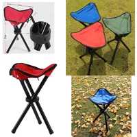 Outdoor Small Folding Triangular Stool Fishing Chairs Camping Multifunction Benches Foldable Stools Household Daily Park chairs 1