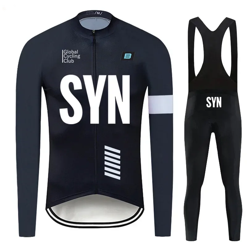 SYN 2025 Long Sleeve Cycling Sets Bicycle Clothing Breathable Mountain Cycling Clothes Suits Ropa Ciclismo Verano Triathlon 2