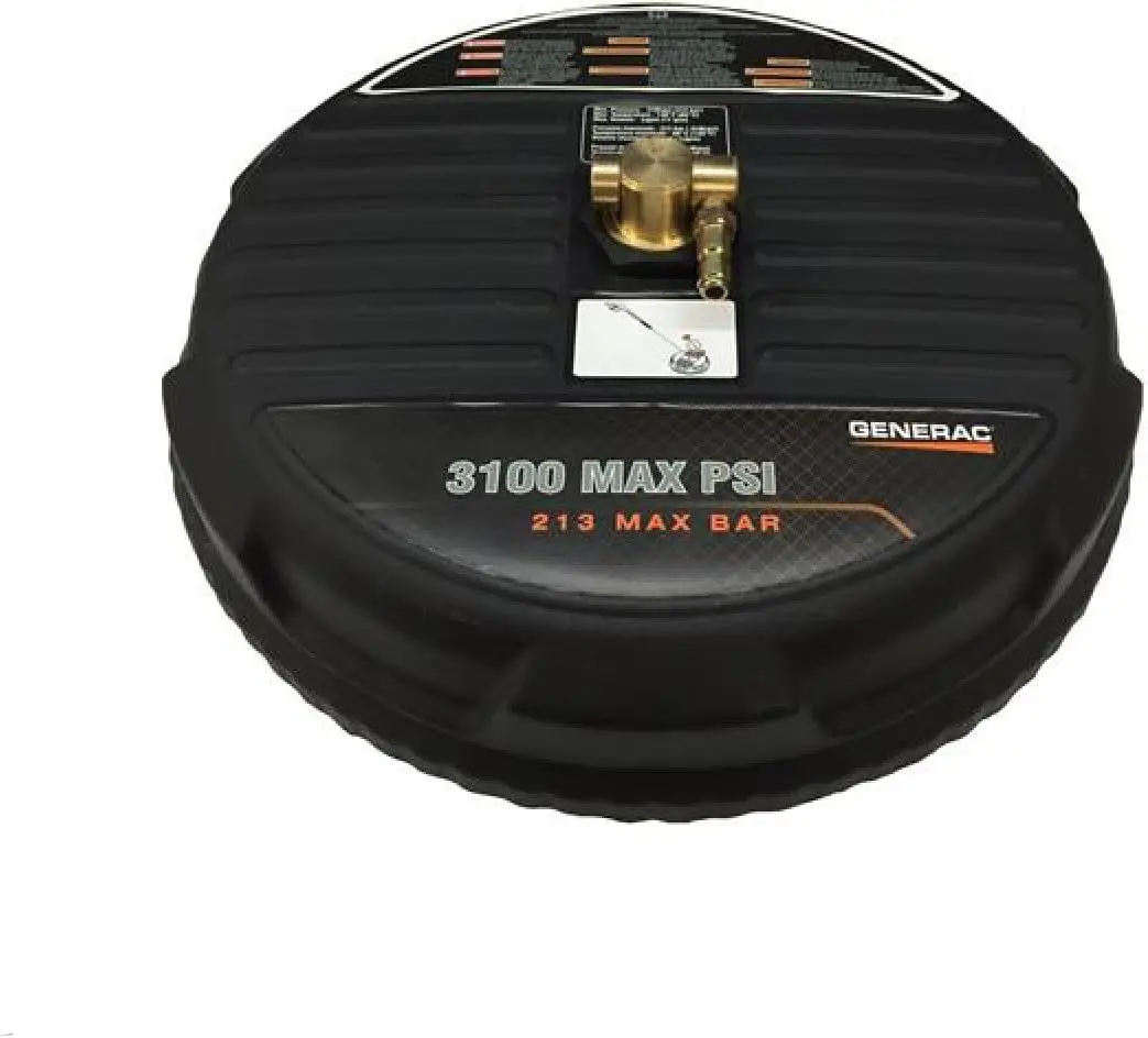 

High Pressure 15" Surface Cleaner - Fast & Uniform Cleaning - Compatible with up to 3100 PSI Pressure Washers - Durable Unclogg