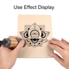 1/3/5pcs Tattoo Blank Practice Skin Eyebrow Gragon Pattern Paint Mixer Makeup Double Sized Synthetic Skin Tattoo Accessories 5