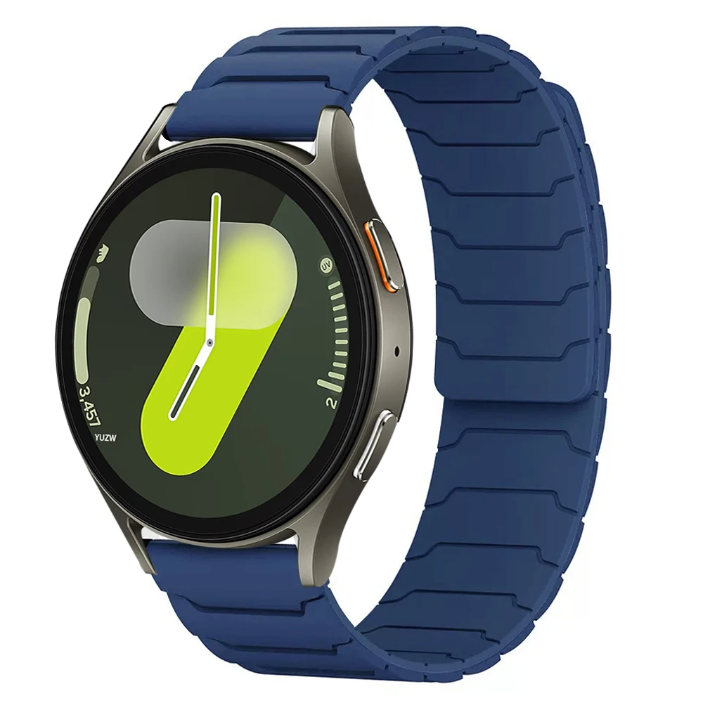 Magnetic Stainless Steel Smartwatch Bracelet Strap, 20mm/22mm, Universal Fit
