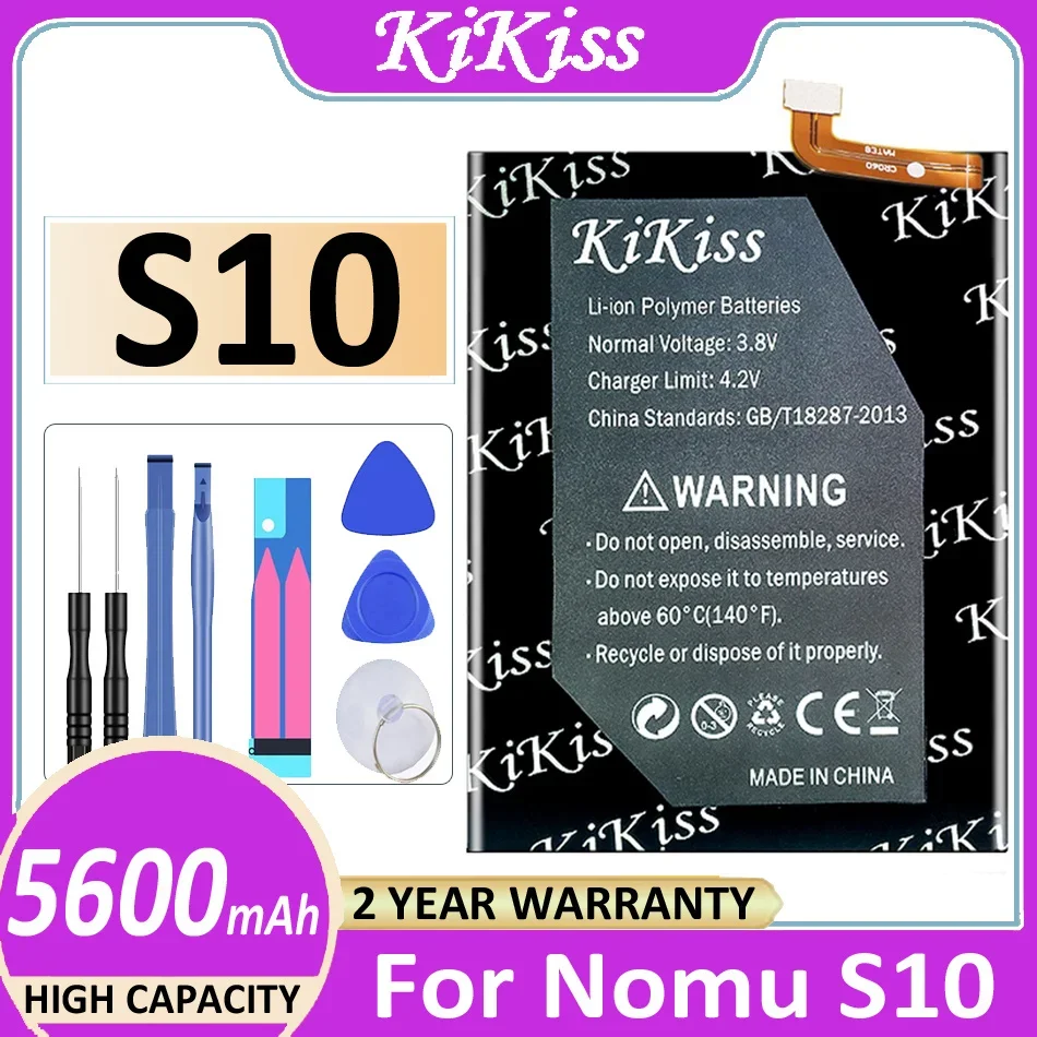 

Аккумулятор 5600 мАч для Nomu S10 Bateria + Бесплатные инструменты